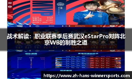 战术解读：职业联赛季后赛武汉eStarPro对阵北京WB的制胜之道